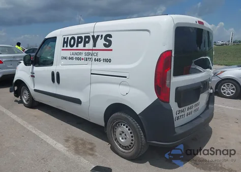 2019 Ram Promaster City Tradesman from USA, damaged, VIN ZFBHRFAB4K6N37470